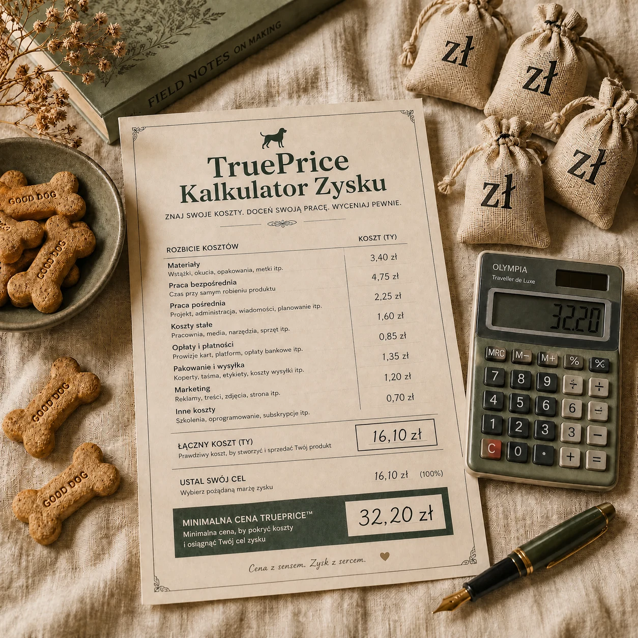 Kalkulator Zysku TruePrice